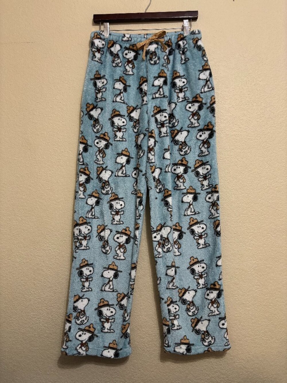Peanuts Snoopy Beagle Scout Fleece Pajama Pants (Men’s)